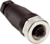 Изображение Anduripesa M12 4-pin, otse, A-coded, kruvi, IP67, kaablile 4...6mm, SICK 