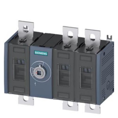 Изображение Switch disconnector 250 A, Size 3, 3-pole Front operating mechanism center Basic unit witho, Siemens