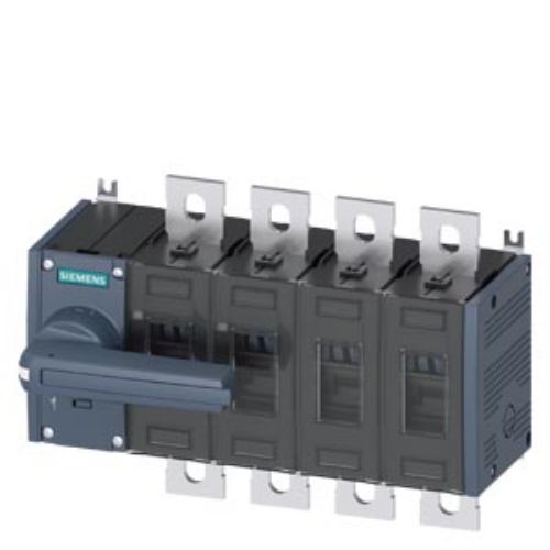 Изображение Switch disconnector 250 A, Size 3, 4-pole Front operating mechanism left Complete unit with, Siemens