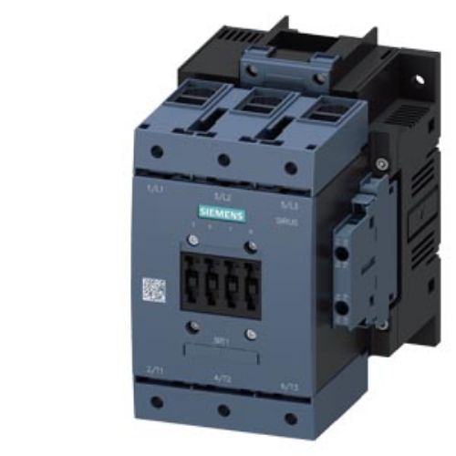 Изображение Kontaktor 3P, 115A, 55kW, 230VAC, 2NO+2NC, S6, Siemens