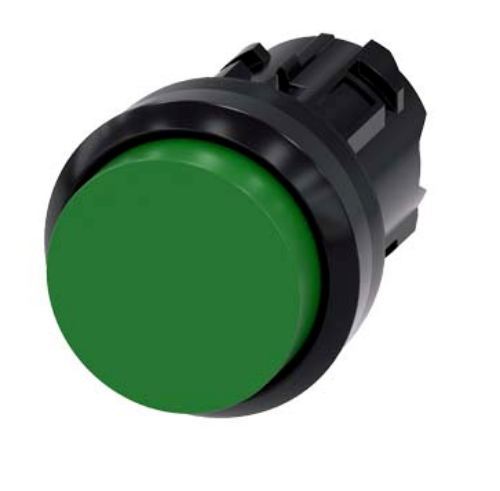 Picture of Surunupp 3SU, ROHELINE, kõrge, IP67, ilma adapterita, Siemens 