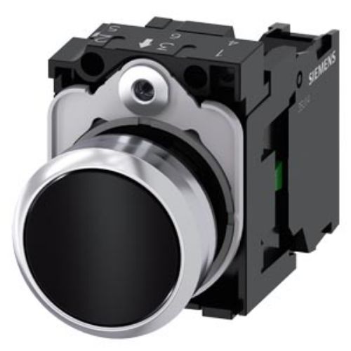 Изображение Surunupp 3SU metall, MUST, madal, 1NO, adapter, IP67, Siemens 