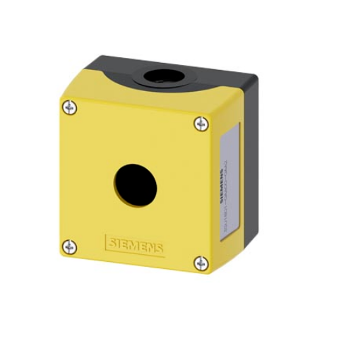 Изображение Surunupu karp 3SU, 1 ava, KOLLANE, põhjakinnitus, IP67, 2xM20, Siemens 