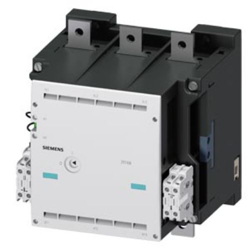 Изображение Vaakumkontaktor 3P, 630A, 335 kW/400VAC/AC-3, 200-240VAC, 4NO+4NC, Siemens 