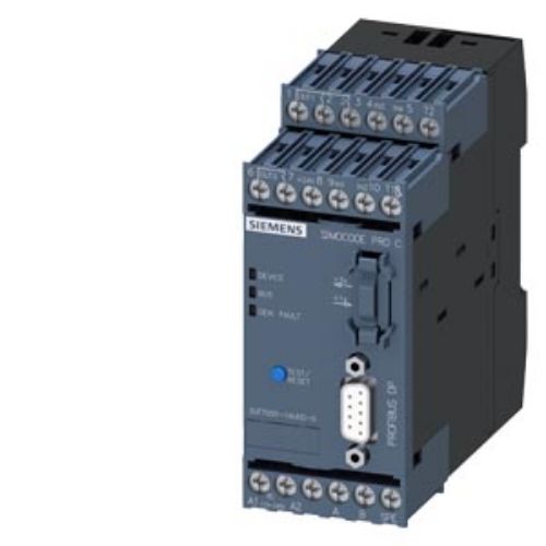 Изображение BASIC UNIT 1 SIMOCODE PRO C PROFIBUS DP-INTERFACE 12 MBIT/S, RS485 4I/3O FREELY PARAMETERIZ, Siemens