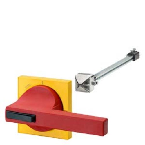 Изображение Door operating mechanism 8UC7 Handle red/blue-green Basic masking frame yellow for switch d, Siemens