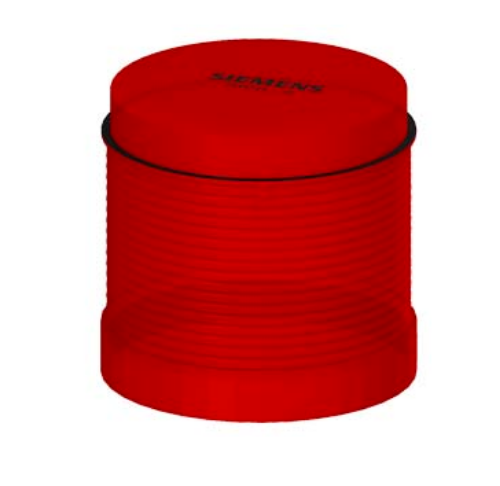 Изображение Lüli-pidev 8WD, Ø70, LED, PUNANE, 24VAC/DC,  IP65, Siemens 