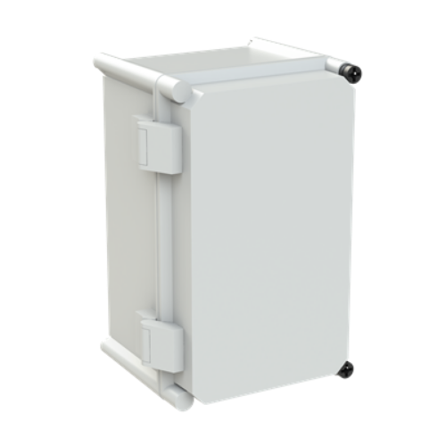 Изображение Polüester kilp APO 31 hall kaas hingedel IP55 302x186x175mm, ABB 