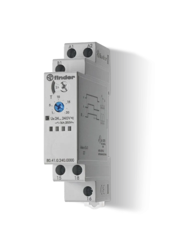 Изображение Moodulaegrelee 80.11, viide ON, 1CO,  0.1s-24h, 24-230VAC/DC, Finder 