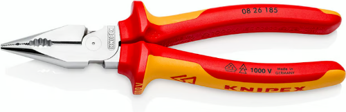 Изображение Näpitsad Slim-otsaga, Universaal 185mm tugevdatud lõiketera VDE 1000V KNIPEX