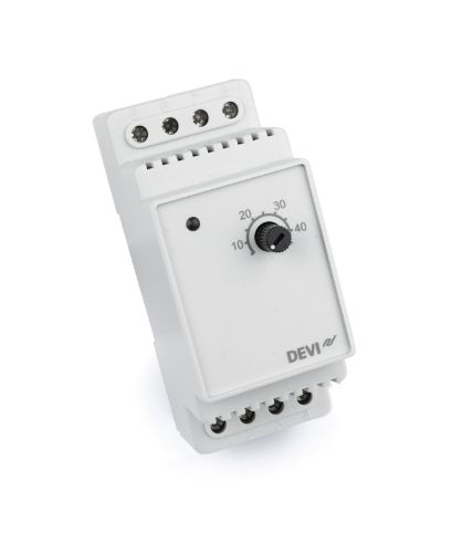 Изображение Termostaat Devireg 330 16A, +5...+45 C traatandur DIN-latt kinnitus, DEVI 