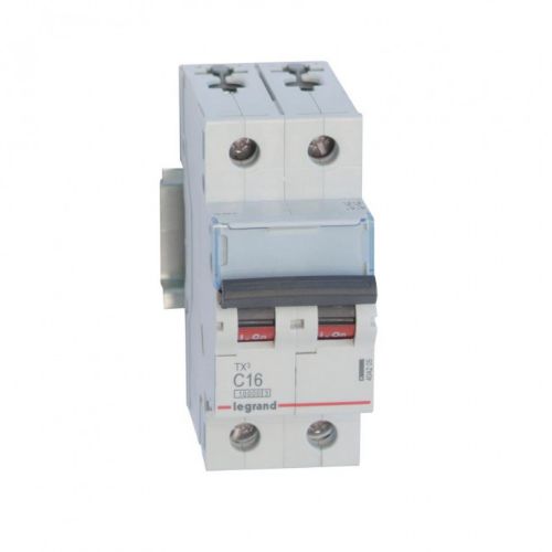 Изображение Moodulkaitselüliti TX3, 2P, 16A, C, 10kA, Legrand 