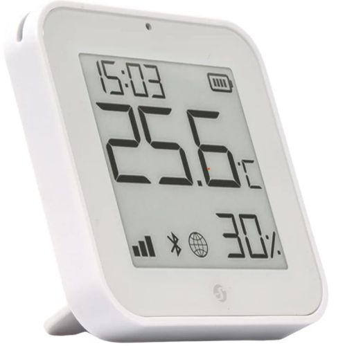 Изображение BLU H&T Display ZB valge, temp. +niiskus, Bluetooth, Shelly 