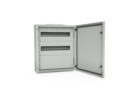 Изображение Moodulkilp REJ, pinnapealne, 36m(2x18), IP44, hall, läbiviikudega, 490x440x145, Raasiku Elekter 