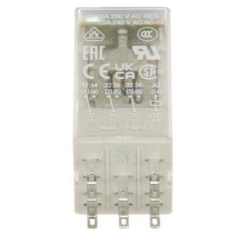 Изображение Relee 3CO, 10A, 24VDC, LED, pesa CR-M3, ABB 