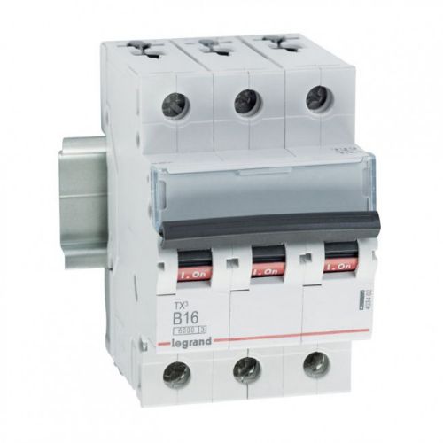Изображение Moodulkaitselüliti TX3, 3P, 16A, B, 6kA, Legrand 
