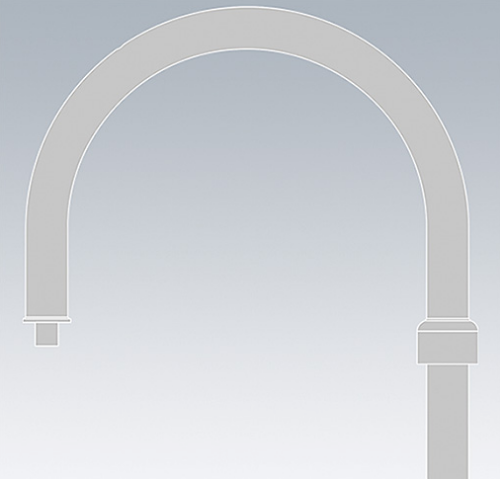 Изображение Vizulo BlackBird Konsool 60mm posti otsa kinnitatav Victor, Zn + RAL 9005  