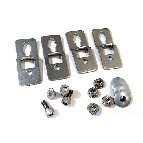 Изображение Kinnitusklambrid seinale Argenta Inox roostevabad 316L, 4tk pakis, IDE 