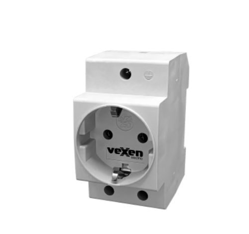 Изображение Pistikupesa DIN-liistule, kruviühendus, hall, Vexen 