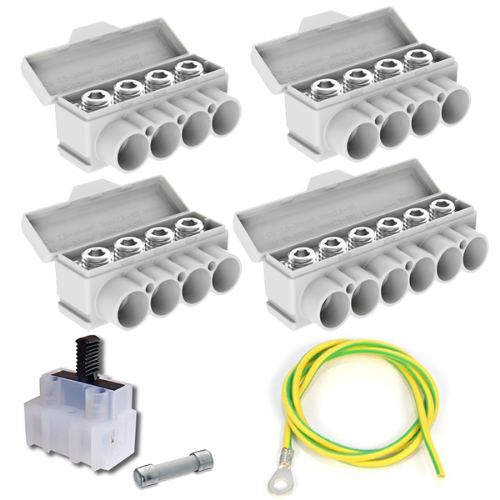 Изображение Valgusti masti klemmikomplekt SLT50/4, sulariga 6A, Al10-50/Cu2.5-35mm2, 3xSLT50-4 + 1xSLT50-6 Morek