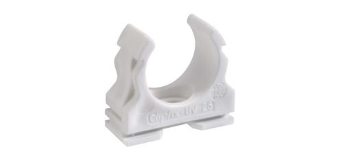 Picture of Toruklamber Clipfix DN25mm, UV, valge 