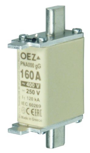 Picture of Sular PNA000, 10A, gG, 500VAC/250VDC, OEZ 
