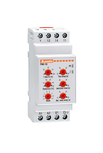 Picture of Voolukontrollirelee (moodul) PMA, 1F, max, 5-16AAC/DC, 1CO, 24-240VAC/DC, Lovato  