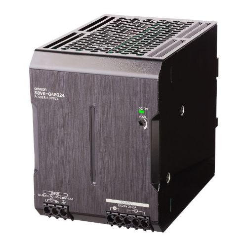 Изображение Toiteplokk S8VK-G, 24VDC 20A 480W, 100-240VAC/90-350VDC,  Omron 