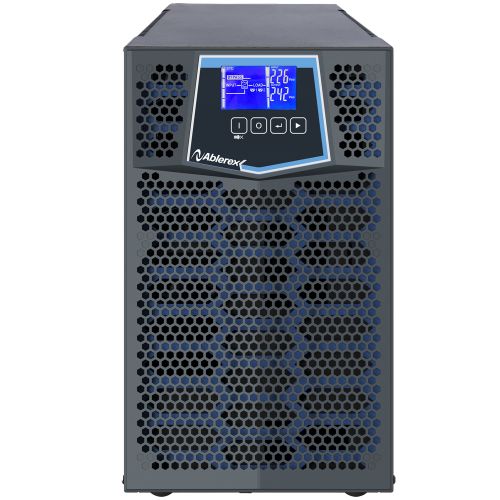 Изображение UPS ARES PRO Online 2000VA/W 1F/1F 230VAC 3xIEC 1xSchuko aku 11min50% 192x620x319mm, Ablerex