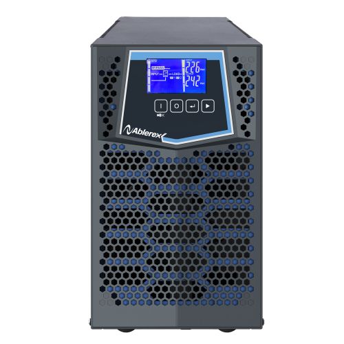 Изображение UPS ARES PRO Online 1000VA/W 1F/1F 230VAC 3xIEC 1xSchuko aku 10min50% 154x445x258mm, Ablerex