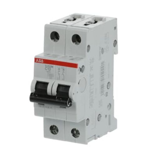 Picture of Moodulkaitselüliti S200M, 2P, 13A, C, 10kA, ABB 