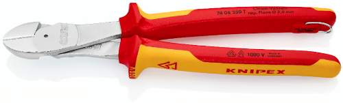 Picture of Lõiketangid ,suure jõuõlaga, pikendatud külglõikurid, riputiga, VDE 1000V 250mm KNIPEX 