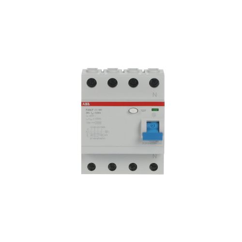 Picture of Rikkevoolukaitse F200 4P, 25A, 30mA, type F, ABB
