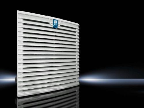 Picture of Kilbi ventilaator koos filtriga,272/280 m³/h, 230V, 255x255x129mm, hall, IP54, Rittal 
