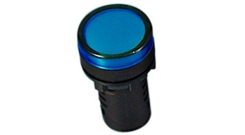Picture of Signaaltuli AD22,  LED, SININE, 24VACDC, ava22mm, IP65, DELIXI 