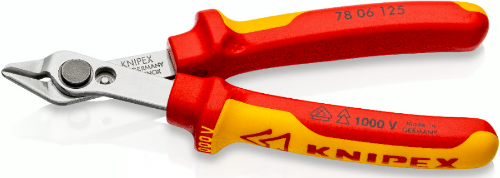 Picture of Mikronäpitsad roostevabast terasest 125mm, vedruga VDE 1000V KNIPEX