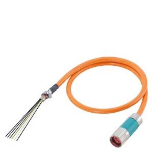 Picture of Power cable pre-assembled type: 6FX8002-5DG01 4x 1.5+(2x1.5) C C, Siemens 