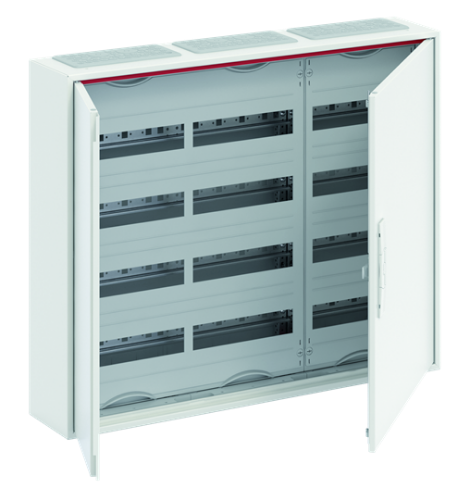 Изображение Moodulkilp CA34V, pinnapealne, 144m(3x4x12), IP44, valge, N/PE komplektis, 650x800x160mm, ABB 