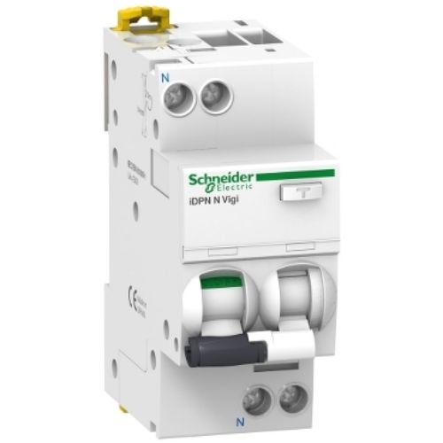 Picture of Kombikaitselüliti (RCBO) Acti 9 iDPN N Vigi, 1P+N, 6A, C, 30mA, AC, 2mod, Schneider 