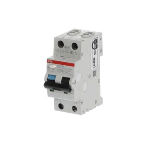 Picture of Kombikaitselüliti (RCBO) DS200, 1P+N, 16A, 10kA, C, 30mA, AC, 2mod, ABB 