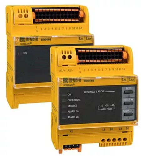 Picture of ISOSCAN® EDS441W-L-4, AC/DC 24…240 V, 0,2…1mA, AC 100mA...1A, Bender