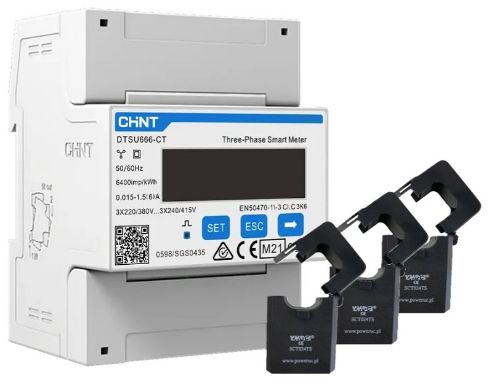 Picture of Solar moodularvesti SEM DTSU666-CT(voolutrafodega 250A), Solar, DEYE 