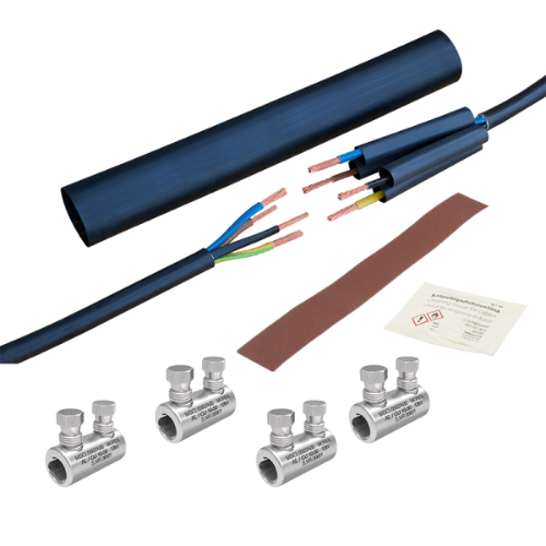 Picture of 1kV 2x alumiinium kruvi SB maakaabli jätkumuhvi komplekt , MSCS35 Al/Cu 6-35mm², MOREK 