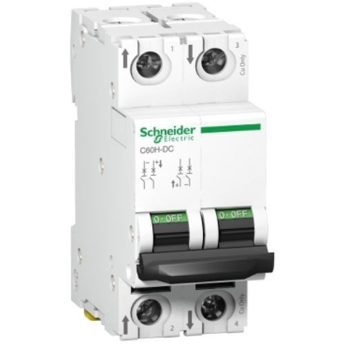 Picture of Moodulkaitselüliti Acti9 C60H-DC 2P, 25A, C, 6kA 500VDC, Schneider