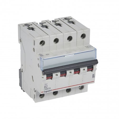 Picture of Moodulkaitselüliti TX3, 4P, 2A, B, 6kA, Legrand 