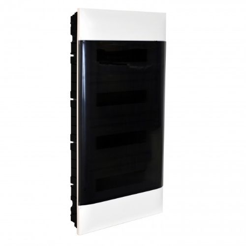 Picture of Süvistatav moodulkilp kiviseina Practibox S, transparent uks 48m(4x12), IP40, PE/N latiga, Legrand 