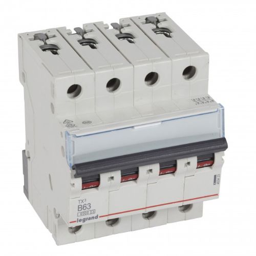 Picture of Moodulkaitselüliti TX3, 4P, 63A, B, 6kA, Legrand 
