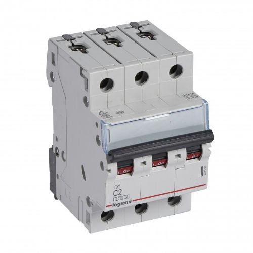 Picture of Moodulkaitselüliti TX3, 3P, 2A, C, 6kA, Legrand 