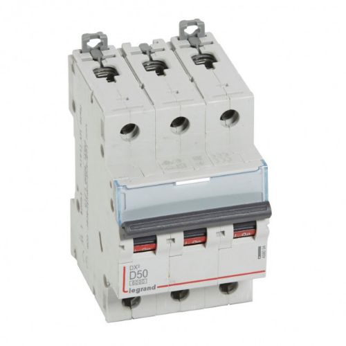 Picture of Moodulkaitselüliti DX3, 3P, 50A, D, 6kA/10kA, Legrand 