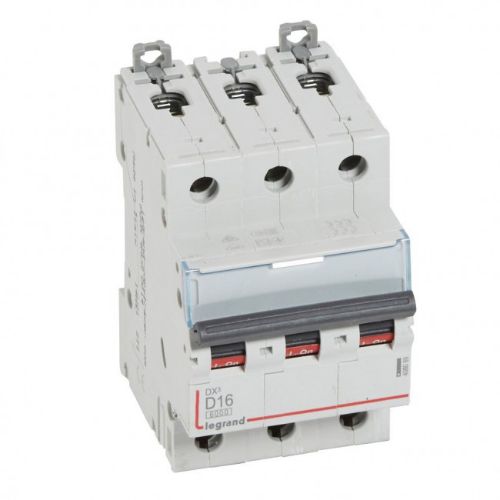 Picture of Moodulkaitselüliti DX3, 3P, 16A, D, 6kA/10kA, Legrand 